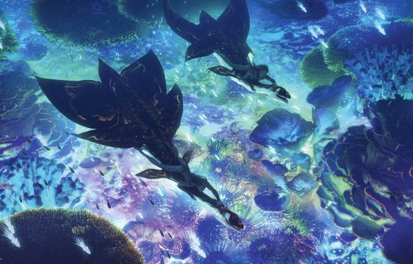 Подводный мир из аватара