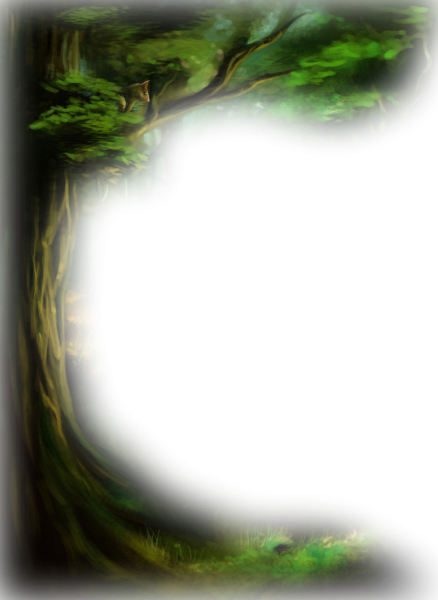 Рамка для фотошопа лес