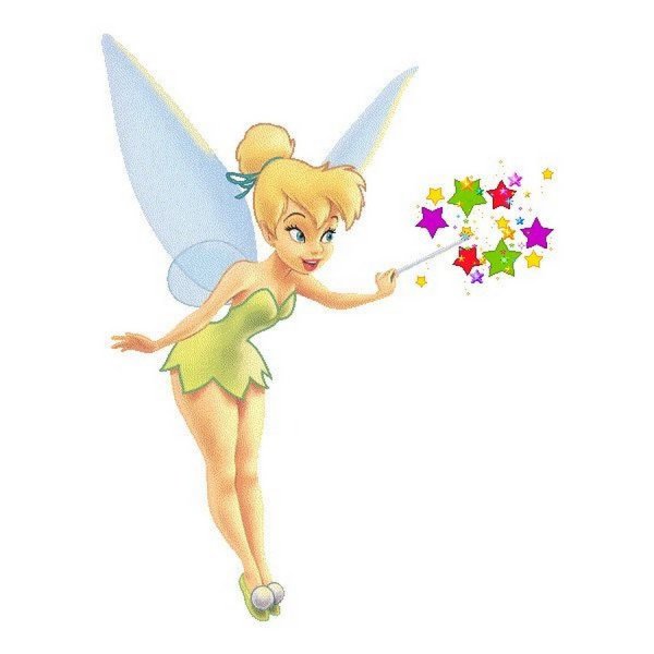 Сказочная Фея на белом фоне