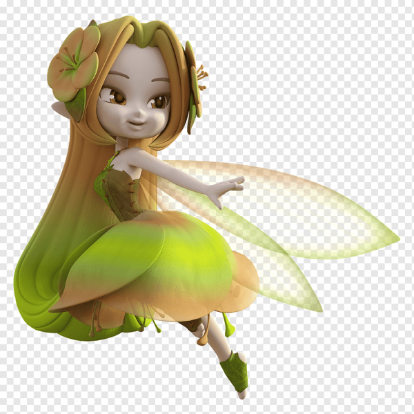 Лесная Фея на прозрачном фоне