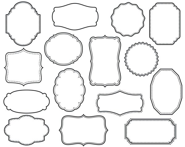 Фигурная рамка