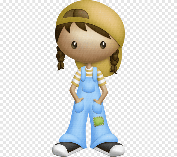 Фигурка мультяшная ребенка на прозрачном фоне