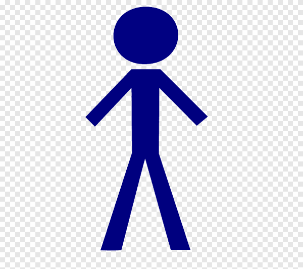 Человек схематично