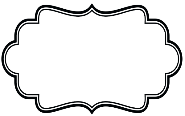 Фигурная рамка для текста