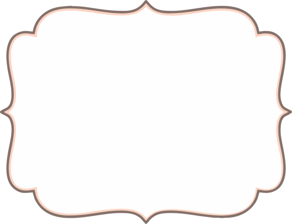 Рамка фигурная прямоугольная