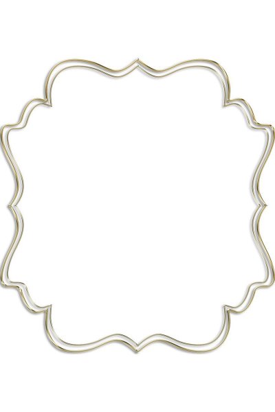 Рамка фигурная на прозрачном фоне