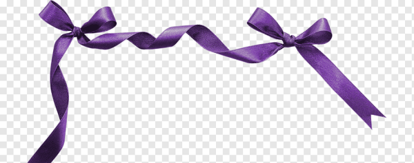 Фиолетовая лента на белом фоне