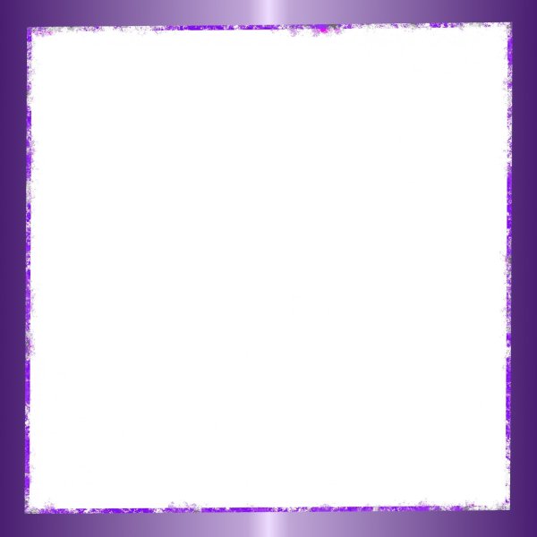 Рамочка фиолетовая на прозрачном фоне