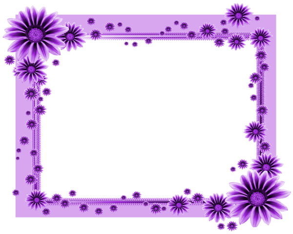 Рамки для оформления текста фиолетовые