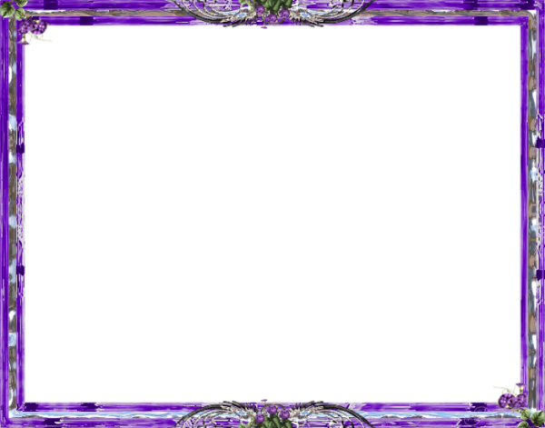 Рамка для презентации фиолетовая
