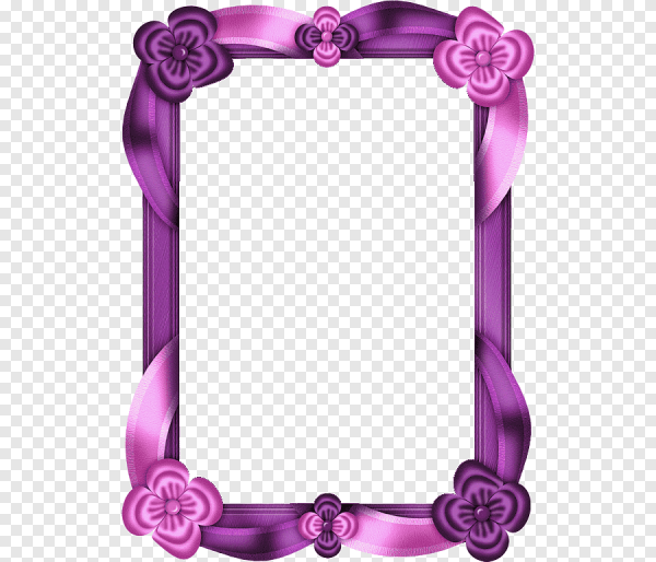 Фиолетовая фоторамка