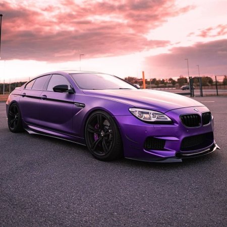 BMW m6 фиолетовая