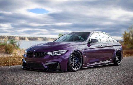 BMW m3 f80 фиолетовая