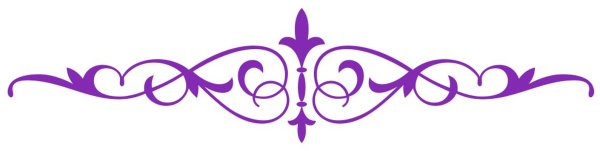 Фиолетовые вензеля