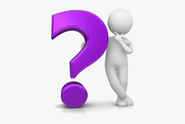 Вопросительный знак с человечком