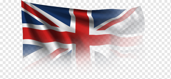 Английский флаг без фона