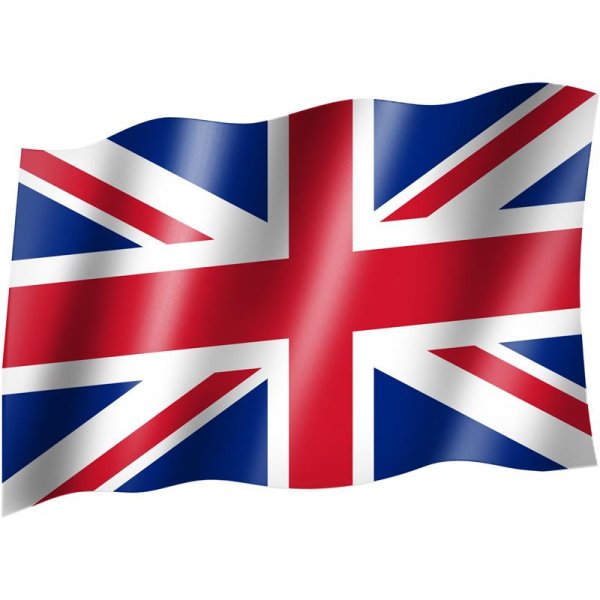 Флаг Великобритании развивающийся