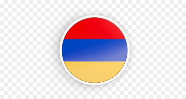 Флаг Армении круглый