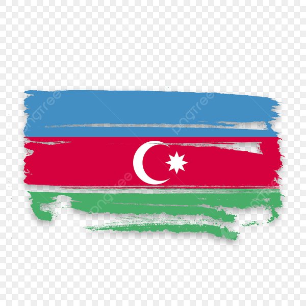 Флаг Азербайджана рисунок
