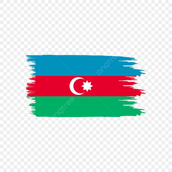 Флаг Азербайджана рисунок
