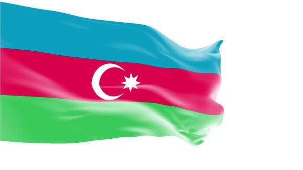 Флаг Азербайджана лента