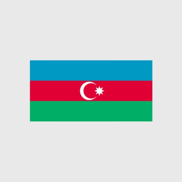 Флаг Азейбарджан вектор