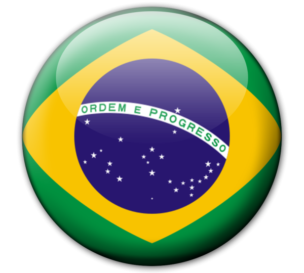 Флаг Бразилии значок