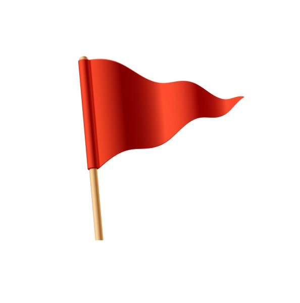 Красный флажок для детей