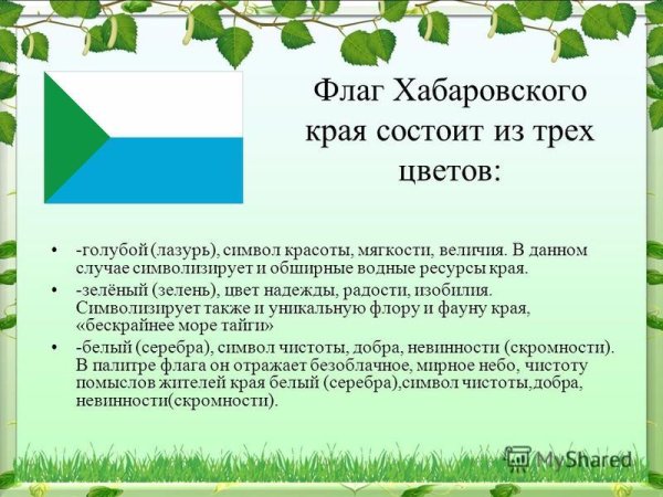 Флаг и герб Хабаровского края