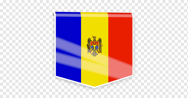 Флаг Румынии и флаг Молдовы