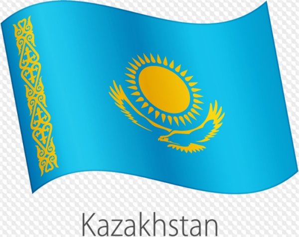 Флаг Казахстана вектор