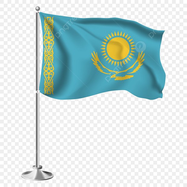 Флаг Казахстана вектор
