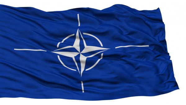 Майка с флагом NATO