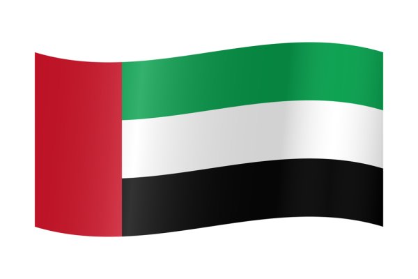 ОАЭ флаг круглый