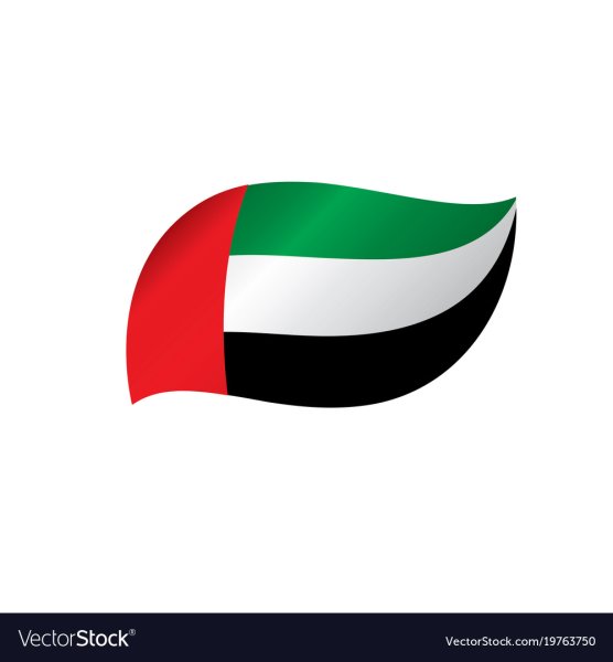 Флаг Дубая вектор