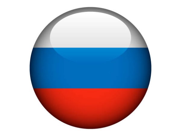Круглый значок России