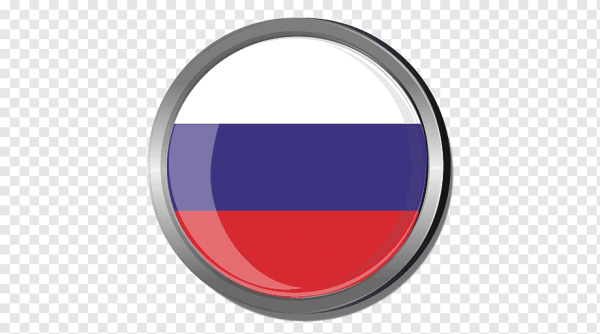 Российский флаг круглый
