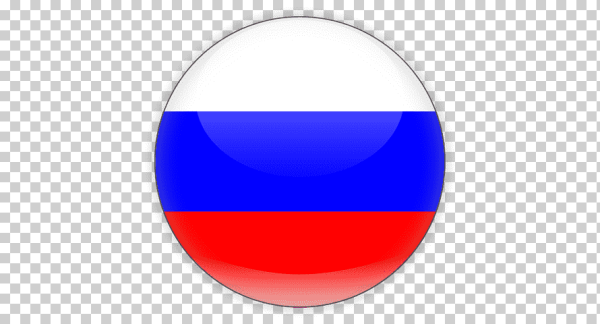 Флаг России круглый