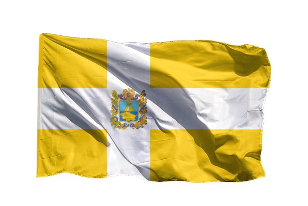 Развивающийся флаг Ставропольского края