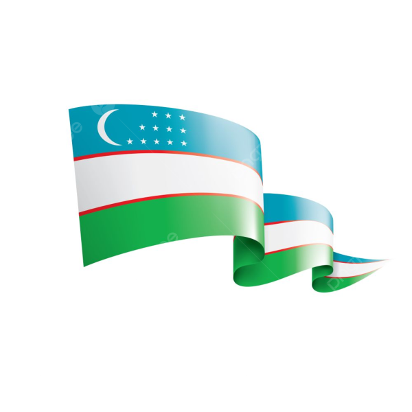 Флаг Узбекистана Дента