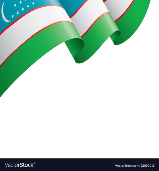 Флаг Узбекистана вектор