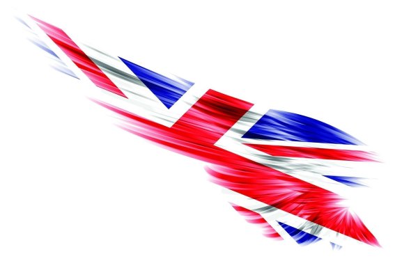 Английский флаг вектор