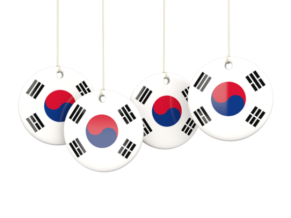 Флаг Южной Кореи круглый