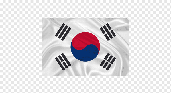 Флаг Южной Кореи без фона