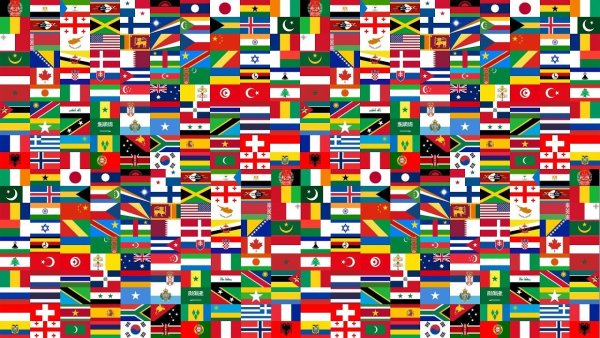 Флаги стран мира паттерн