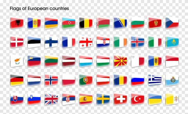 Флаги европейских стран