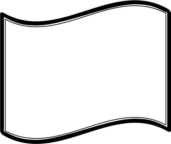 Белый флажок для надписи