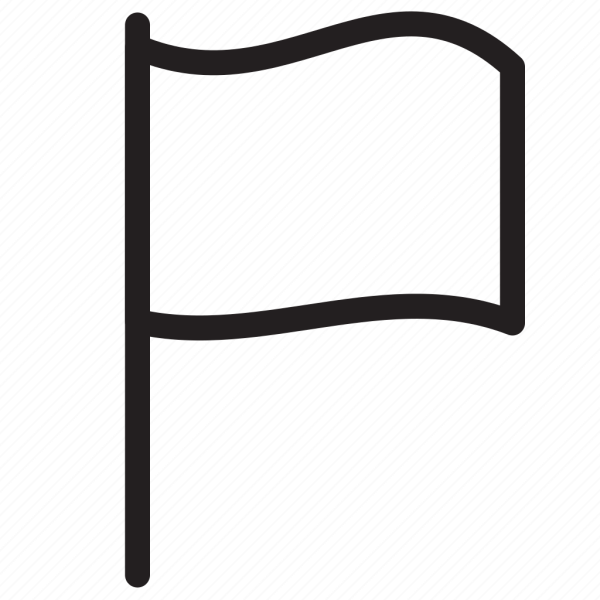 Флажок контур