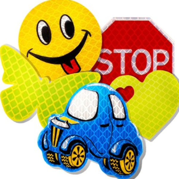 Светоотражающие элементы без фона