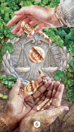 Туз пентаклей Таро иллюминатов